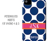 Personalized iPhone 4 or iPhone 5 Inserts