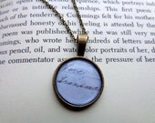 From a Loved One.  Handwriting Memory Necklace.  Hendersweet.