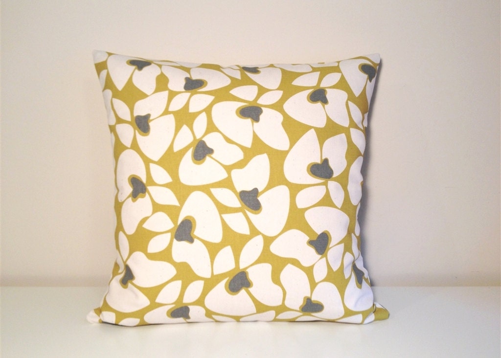Throw Pillow Cover. 16 x 16 Inches. Summerland Lulu Stripes Decorative Pillow Slipcover.