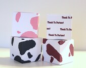 Cow Print Western Favor Treat Box