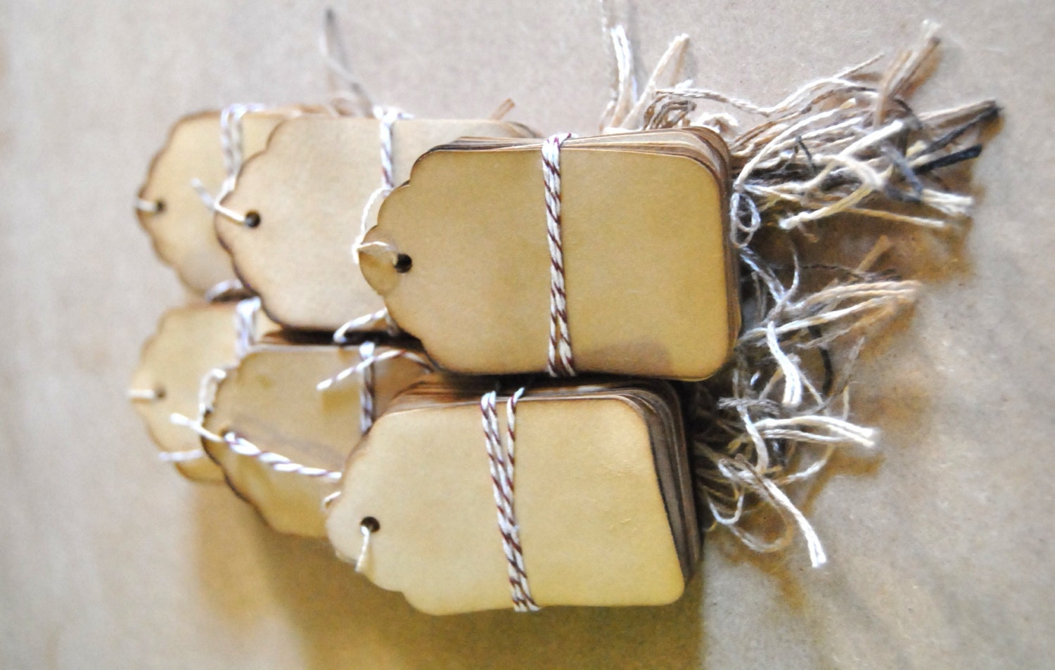 200 Coffee stained favor gift tags . vintage inspired tags . wishing tree card . primitive . rustic . wedding