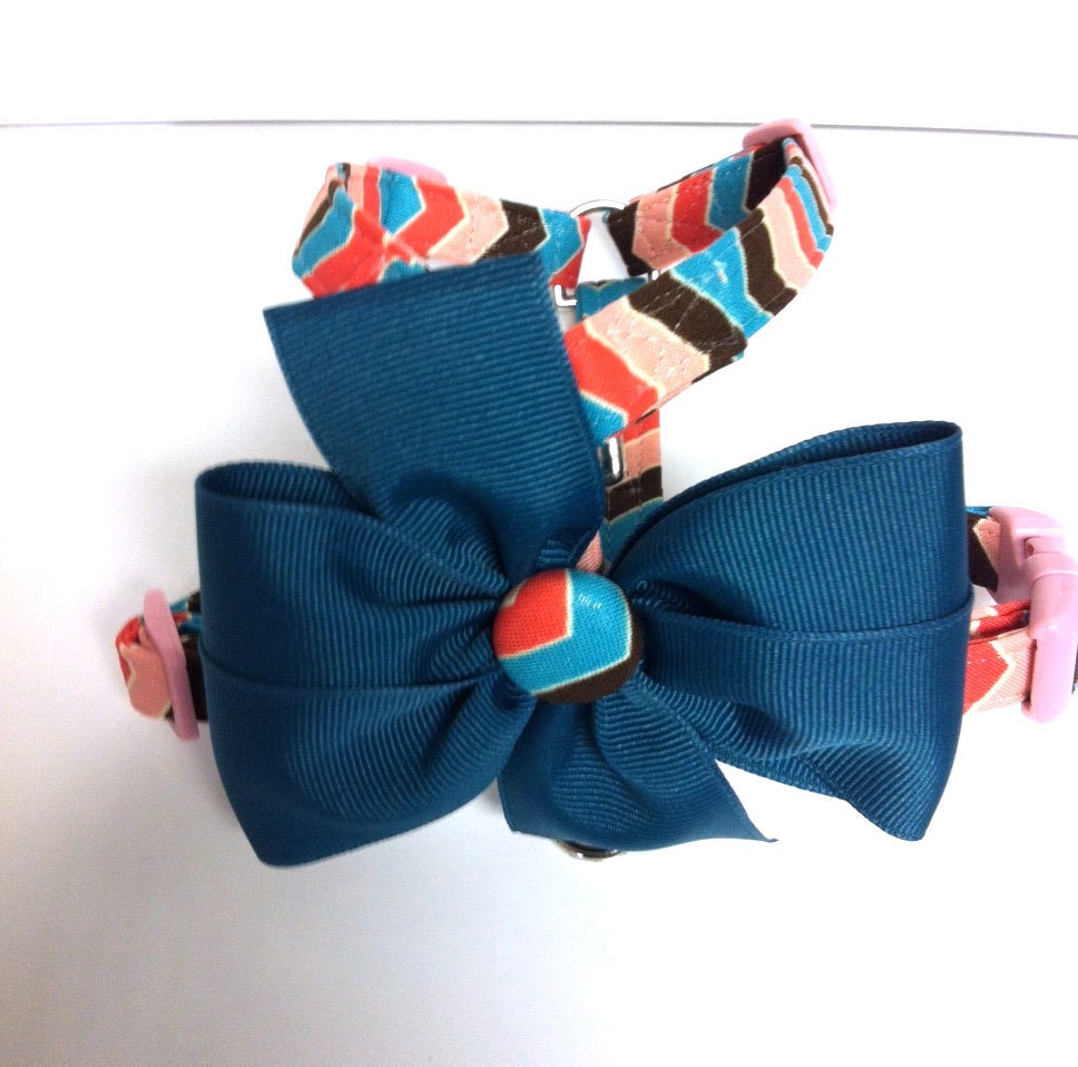The Hypnotic Chevron - XS Adjustable Pet Harness