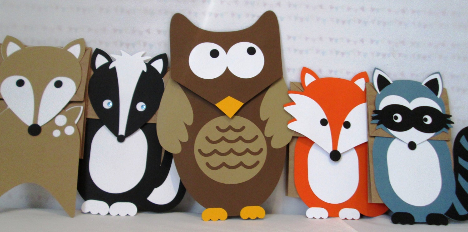 Woodland Creatures Sack Puppets