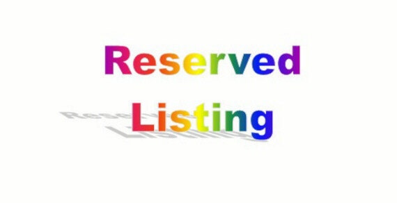 Reserved for graciecarter