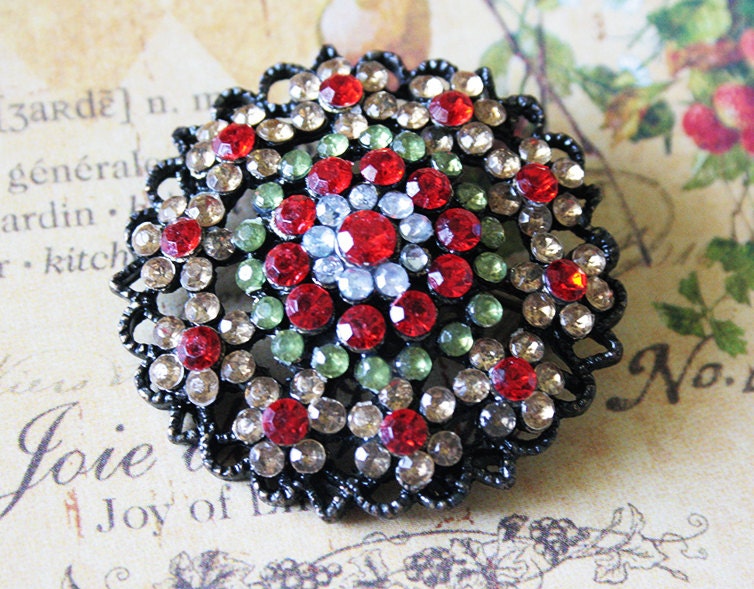 Vintage Rhinestone Broach