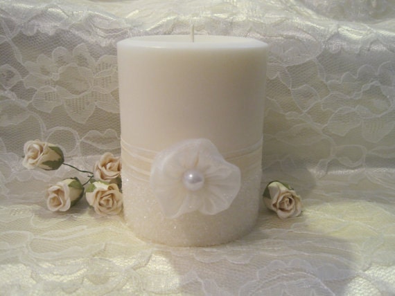 Wedding Pillar Soy Candle