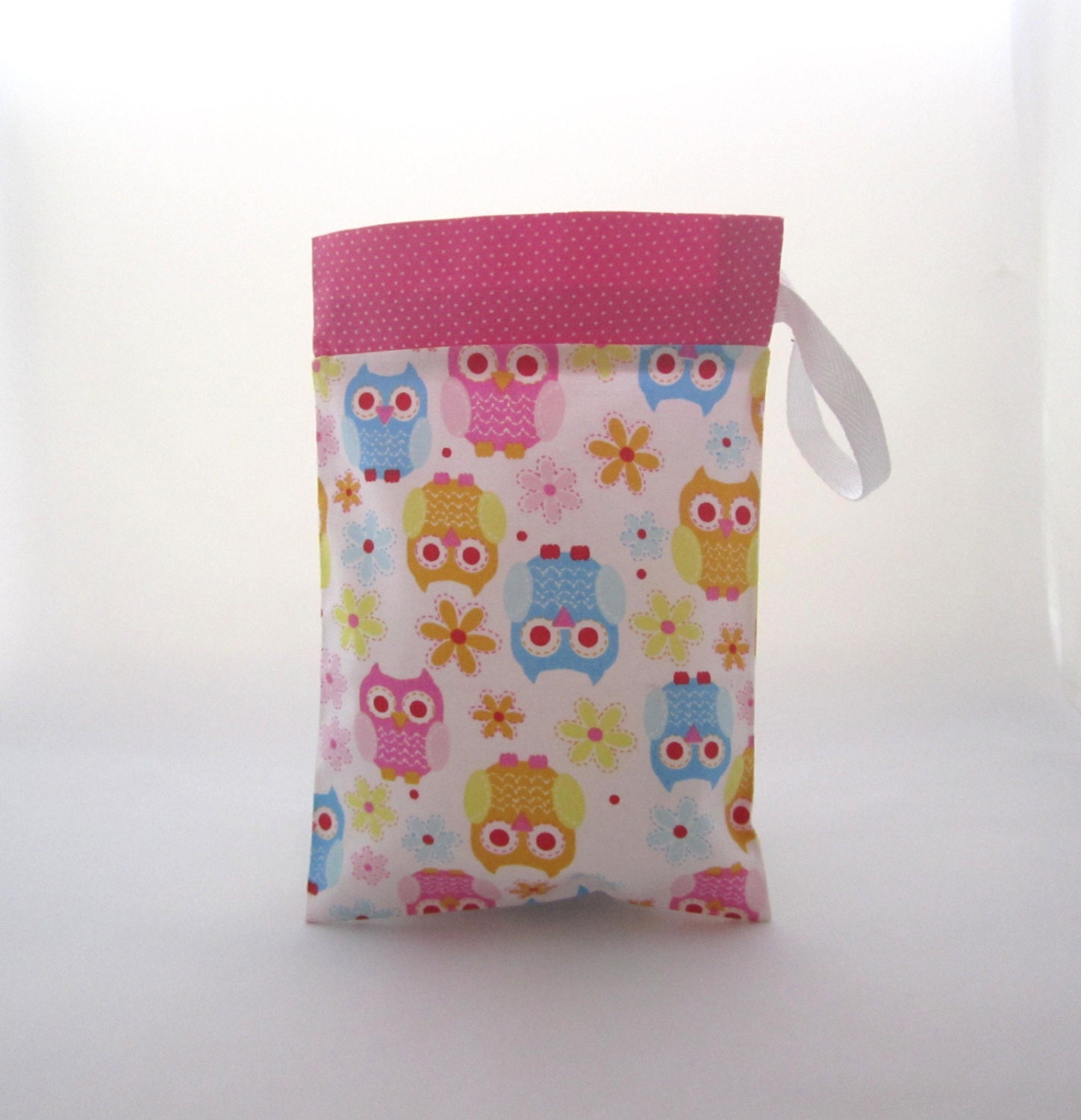 Owl Party Favor Bags  Owl Fabric Favor Bags