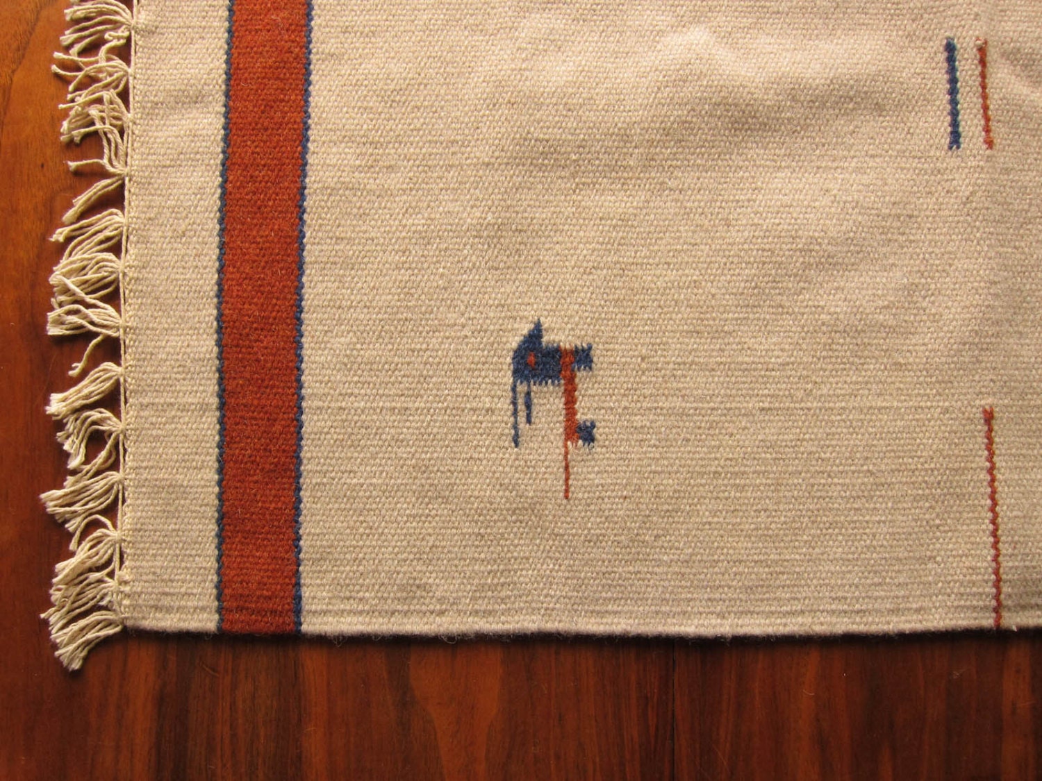 Vintage Southwestern Wool Rug