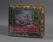 Vintage Sunshine Biscuit Tin, Cherry Trees, Washington DC