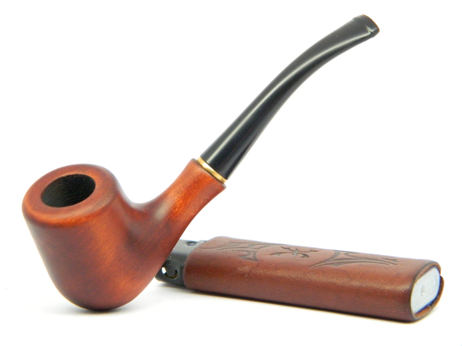 Small  Pocket Tobacco smoking pipe "Mini Me"  Pear wood