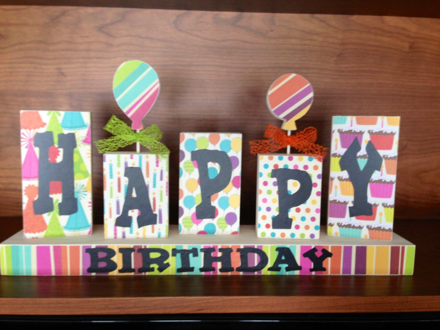 Items similar to Happy Birthday wood sign. on Etsy