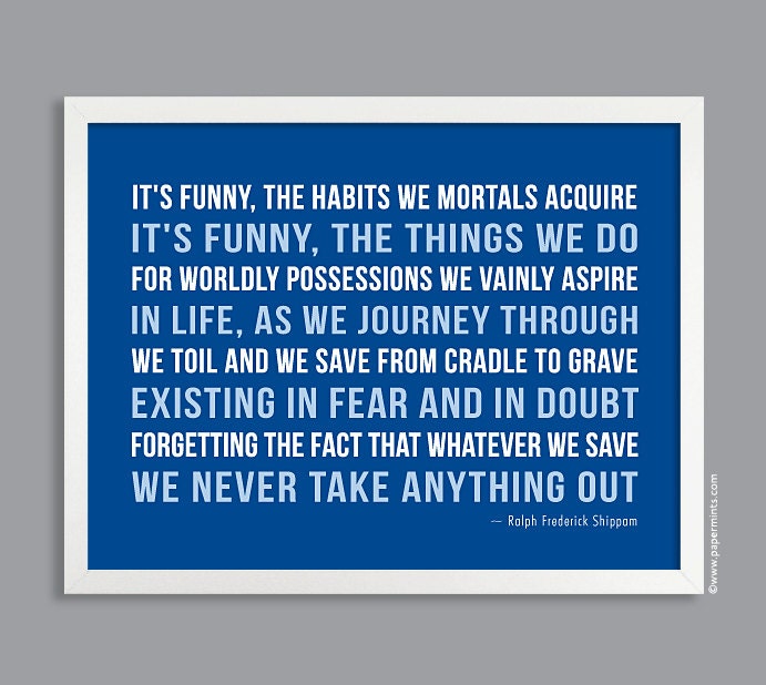 Custom Quote Print, 14x11 Subway Art Poster (poem, inspirational quote, message, song lyrics) custom colors, blue