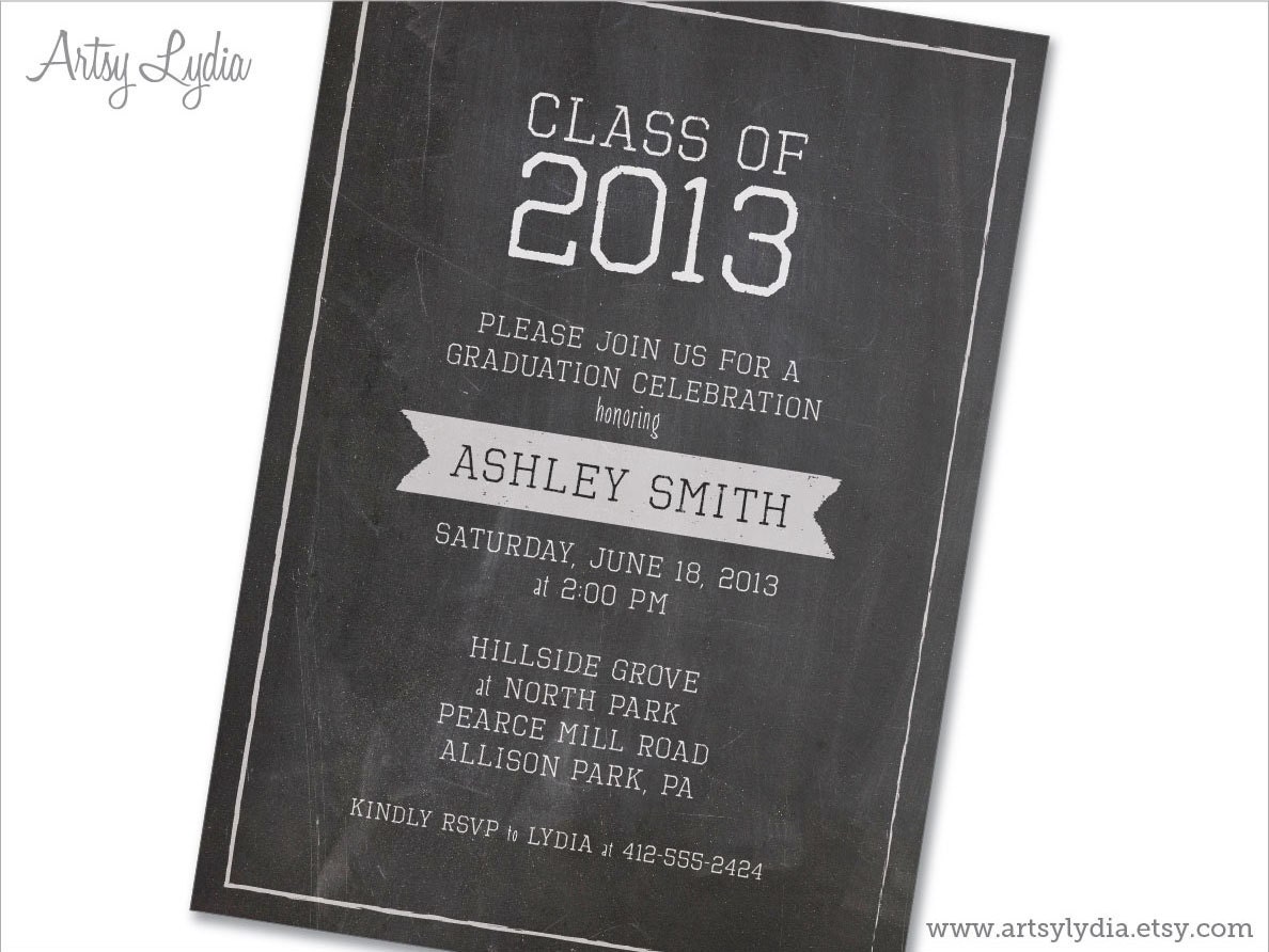 Graduation Party Invitation: DIY Party Printable
