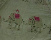 Heather Ross Munki Munki Elephants Fabric Rare OOP