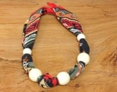 Vintage bandana necklace