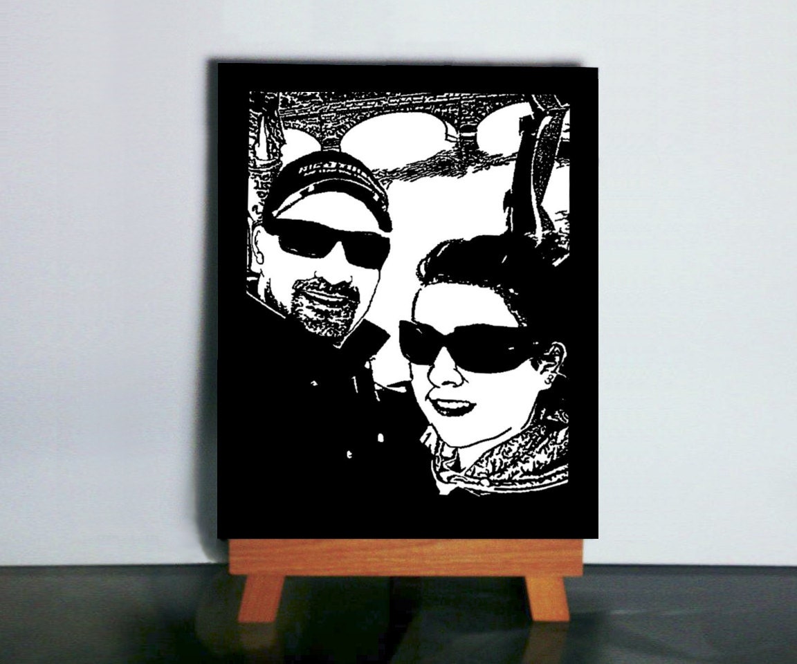 Custom Silhouette Paper Cutting Art - Handmade Paper Art