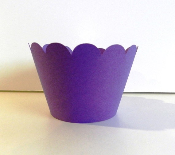 Purple Cupcake Wrappers Il_570xn
