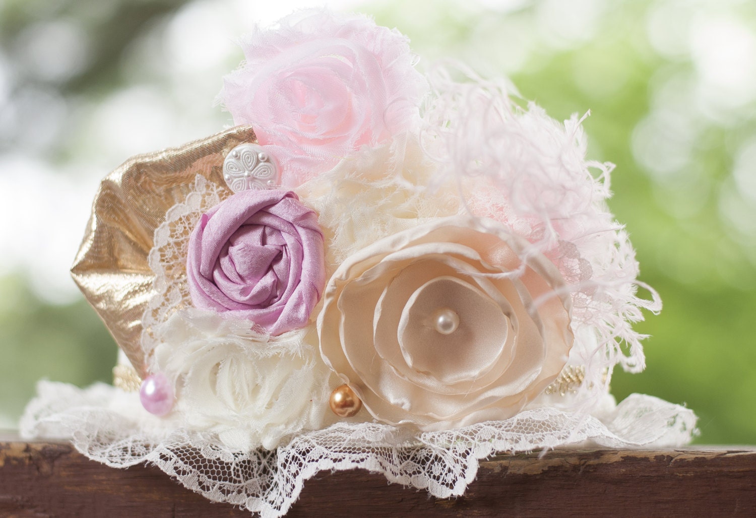 First Birthday Crown - Party Hat - Photo Prop -  Couture Crown - Princess Dress Up - Birthday Hat