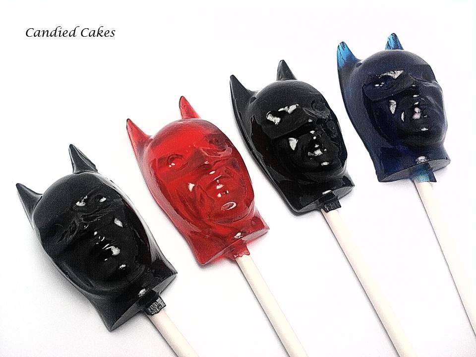 Buy 6 Get 6 Free CAPEMAN LOLLIPOPS - Hard Candy Party Favors