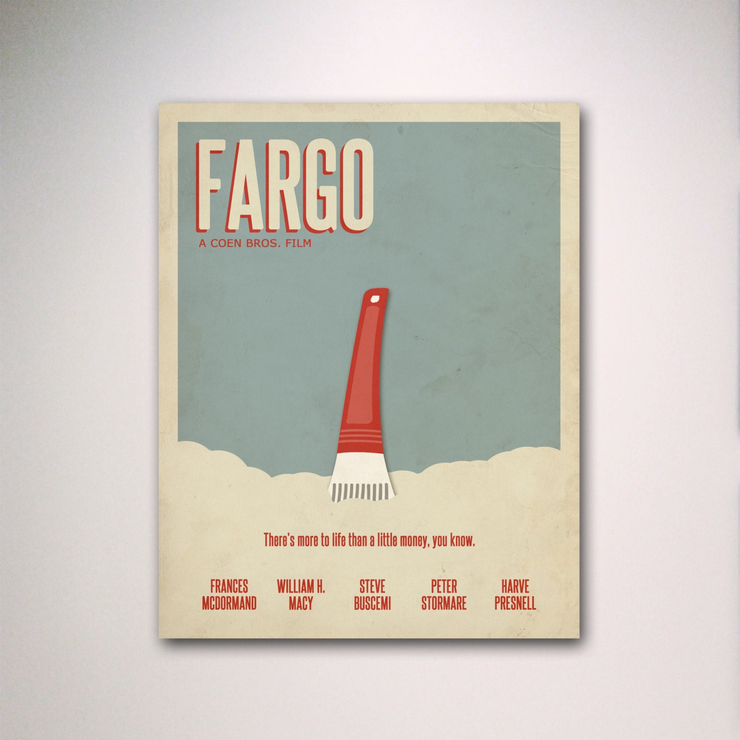 Fargo Minimalist Movie Poster