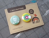 Denver, Colorado Button Set