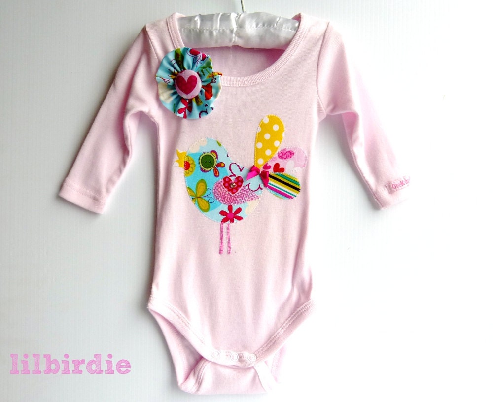 Custom Listing for ALexis Baby Onesie Romper Bodysuit Baby Birdie