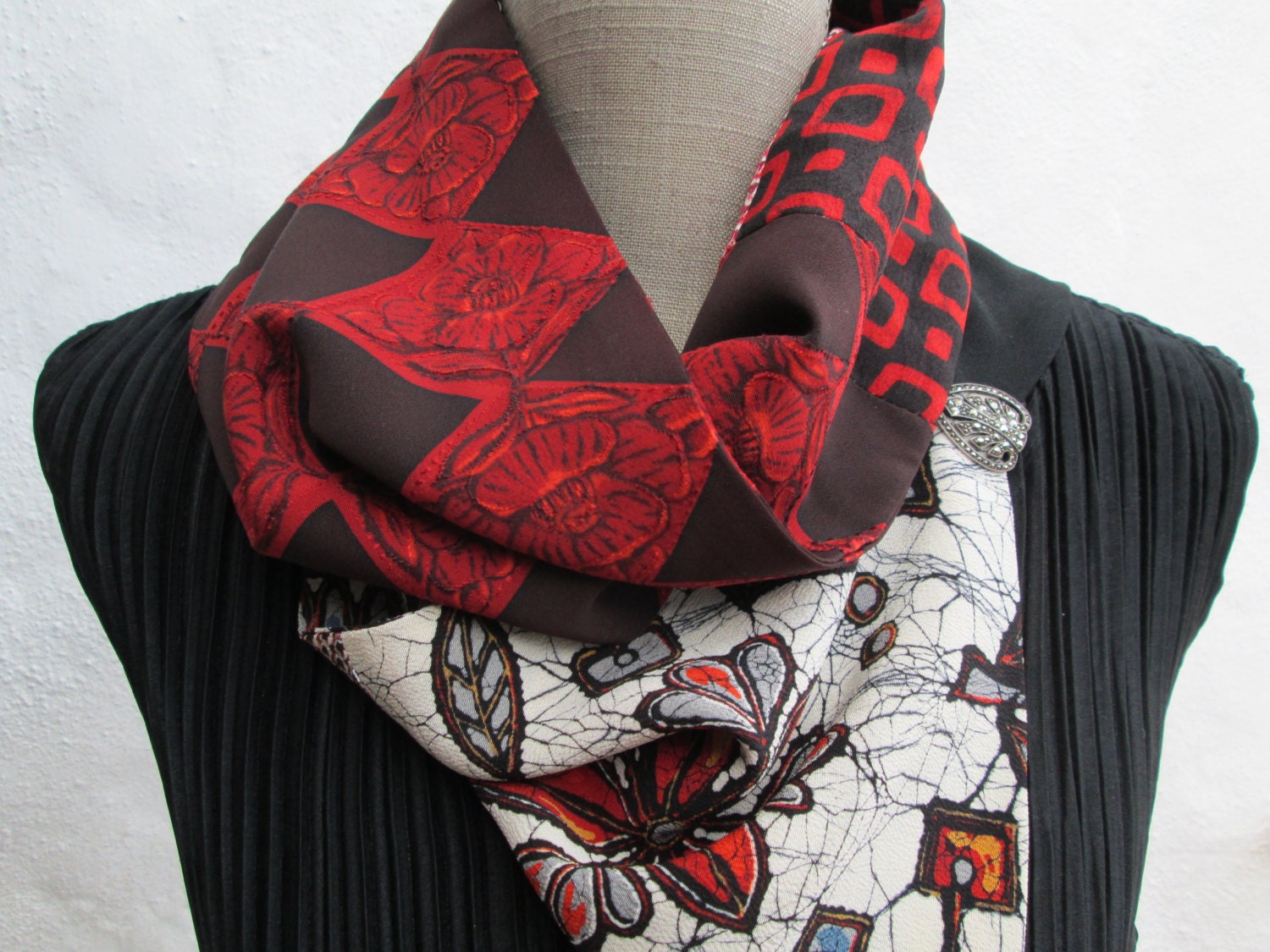 Kimono silk scarf, Unisex IDEAL GIFT