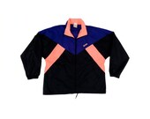 Classic 80s Neon Brooks Wind Jacket - XL