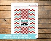 INSTANT DOWNLOAD Little Man Chocolate Bar Favor Wrap Il_170x135