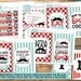 Vintage Little Man Mustache Birthday Party Pack  with 30 items