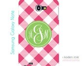 Monogrammed Samsung Galaxy Note Case - Personalized Samsung Galaxy Note Case