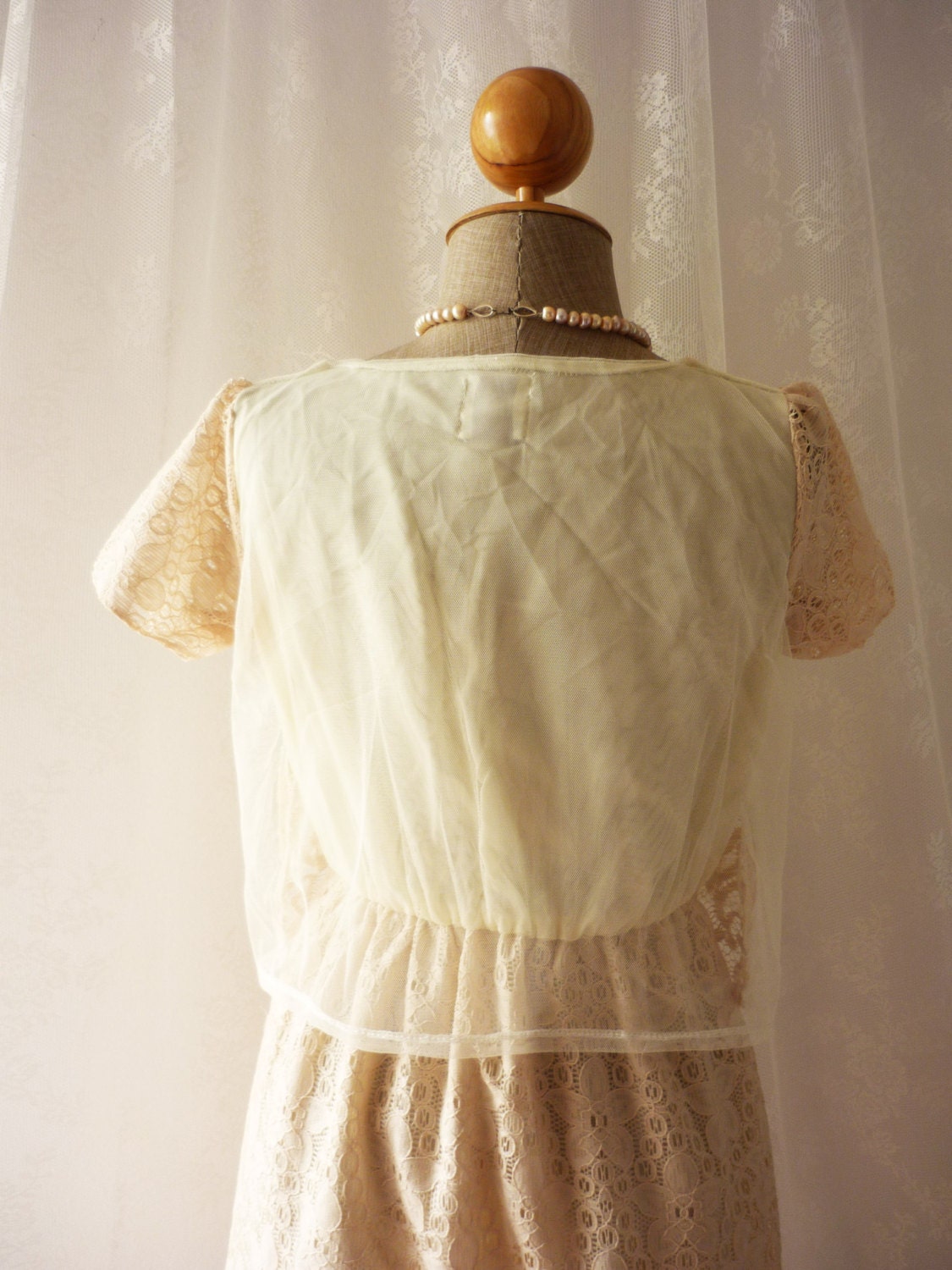 Vintage Inspired Marie Lace Dress S-M CLEARANCE SALE / Free Ship