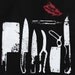 Dexter inspired Dark Passenger Tote Bag Screenprint Cotton, with long handles