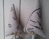 Linen decor trees 'Time'