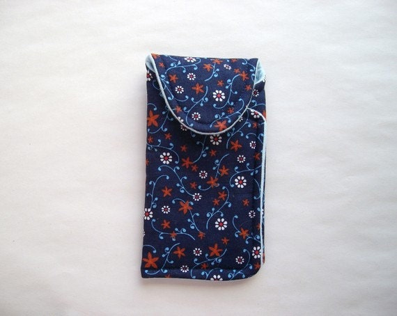 Fabric eyeglass case, small/medium eyeglass case, case for reading glasses