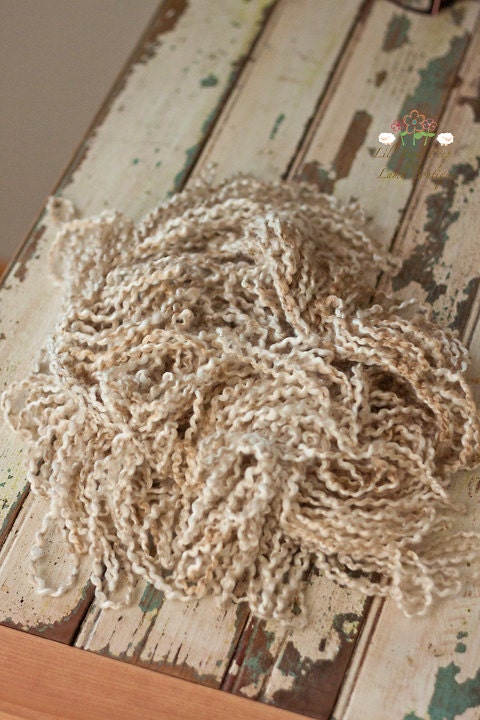 Ready to Ship Crochet Loopy Boa Scarf Basket Filler