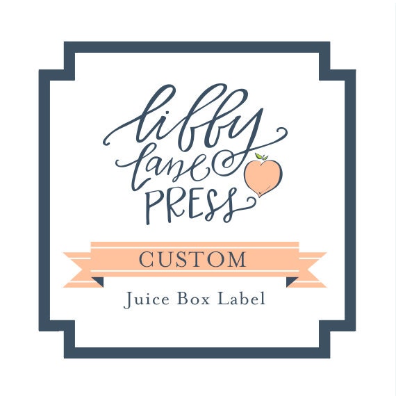 Juice Box Label, party drinks: Printable Il_570xn