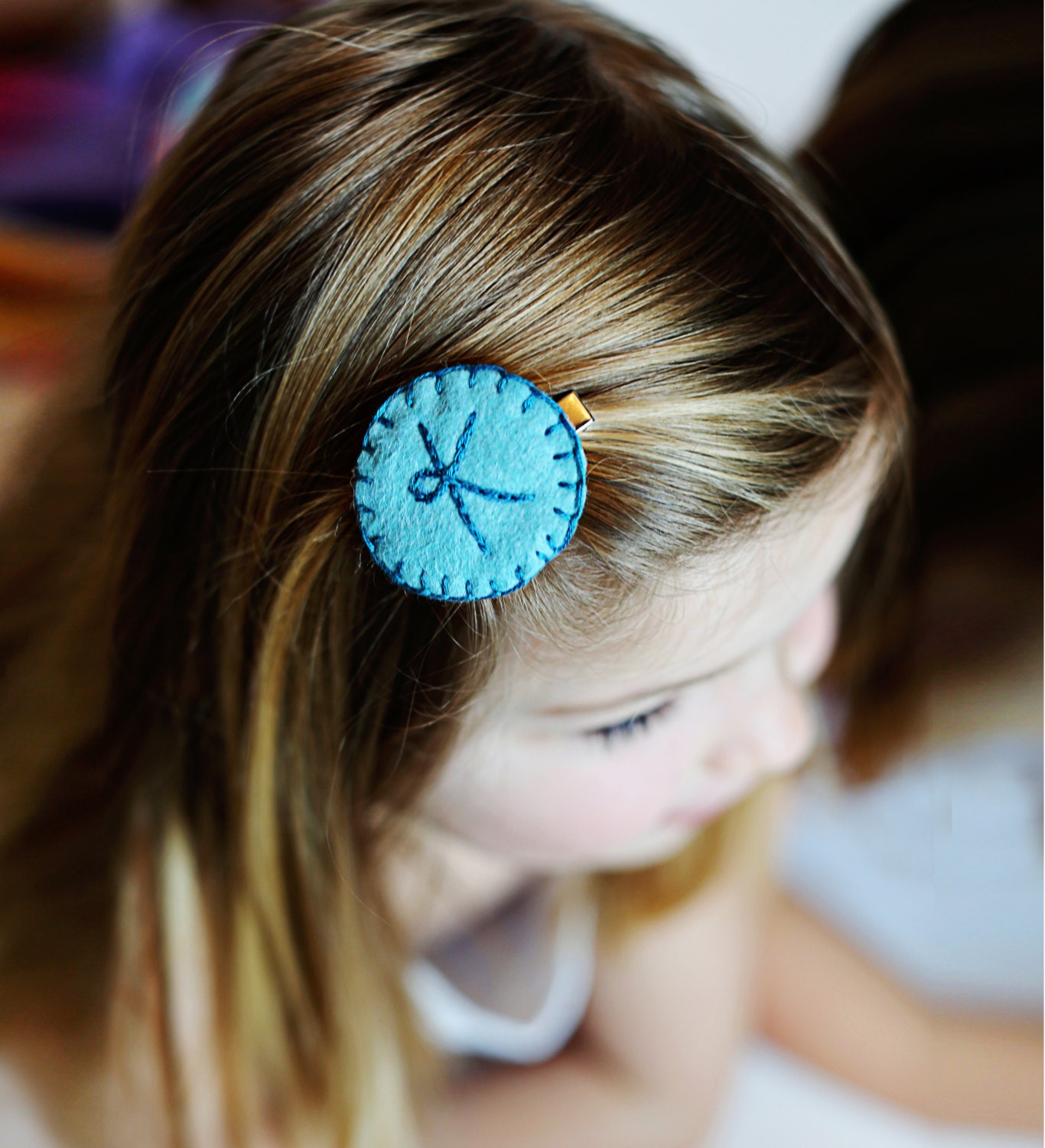 Girls Monogram Hair Clip, Girls Personalized Hair Clip, Girls Felt Hair Clip, Girls Hair Accessory, Toddler Hair clips, Pink, Purple, Teal