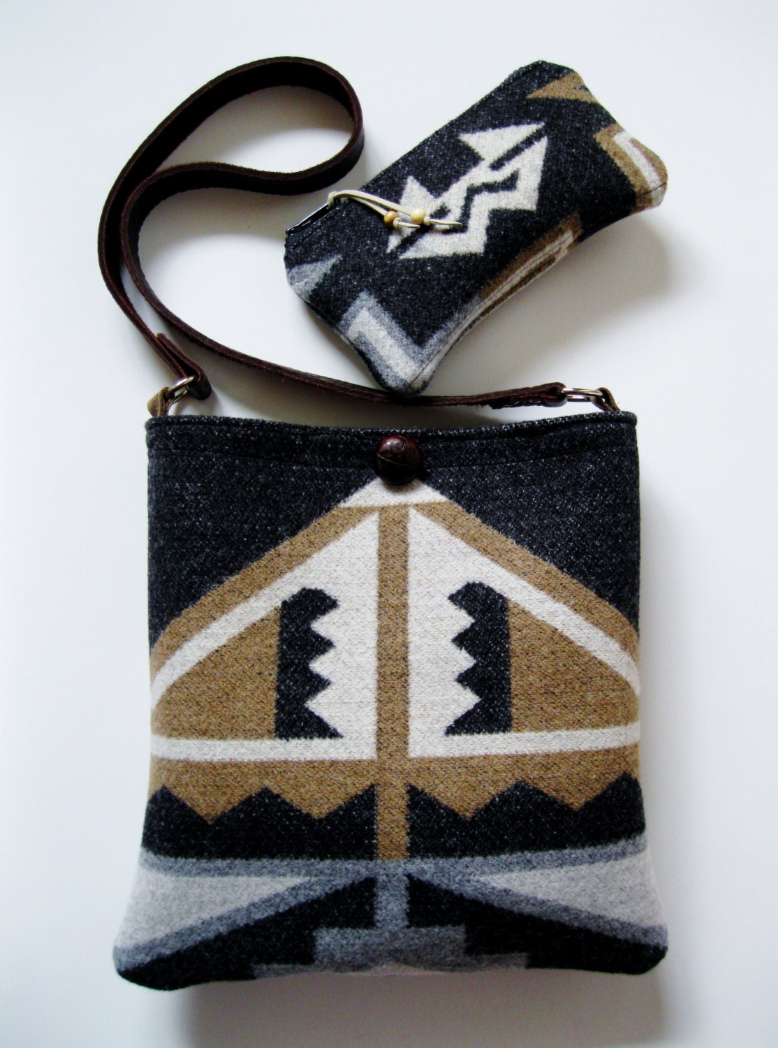 Pacific NW Geometric Bag & Wallet
