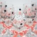 9 Personalized Bride and Bridesmaids Polka Dot Wine Glasses