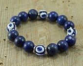 Monaco Blue Lapis Lazuli Bracelet