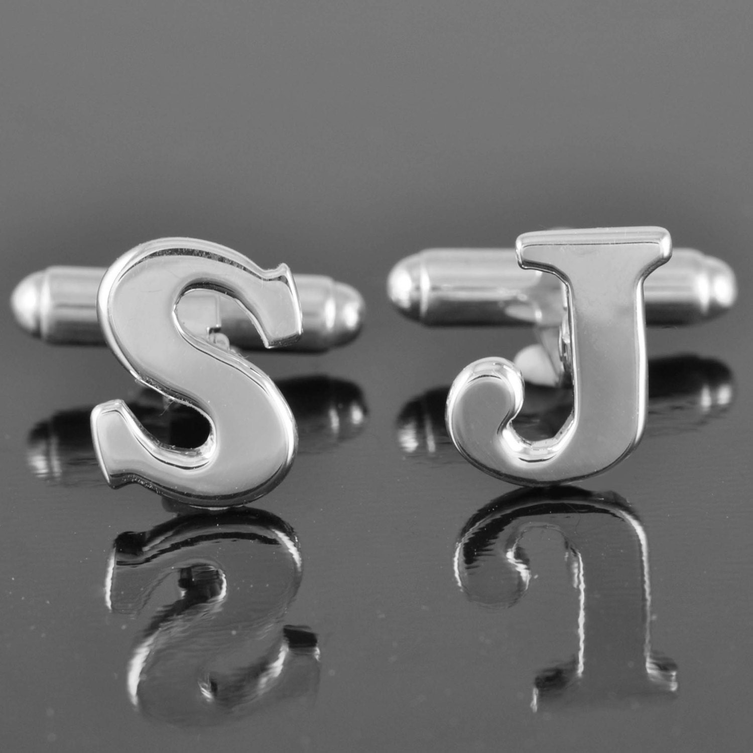 Personalized cufflinks, Initial cufflinks, mens accessories, mens cufflinks, groomsmen gift, Gift for Father, Wedding day gift