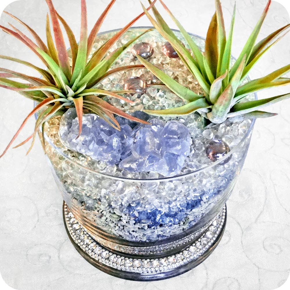 CELESTIAL DREAMS terrarium - feng shui, air plant, mothers day, home decor, perfect gift, aromatherapy, crystal, mothers day gifts