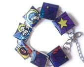 Resin Jewelry, Recycled jewelry, Walmart Jewelry, Custom Bracelets, Silver Bracelets (Nativity)