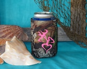 Can Koozie - "Camo Buck & Doe"