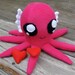 Pink Winged Octopus plushie