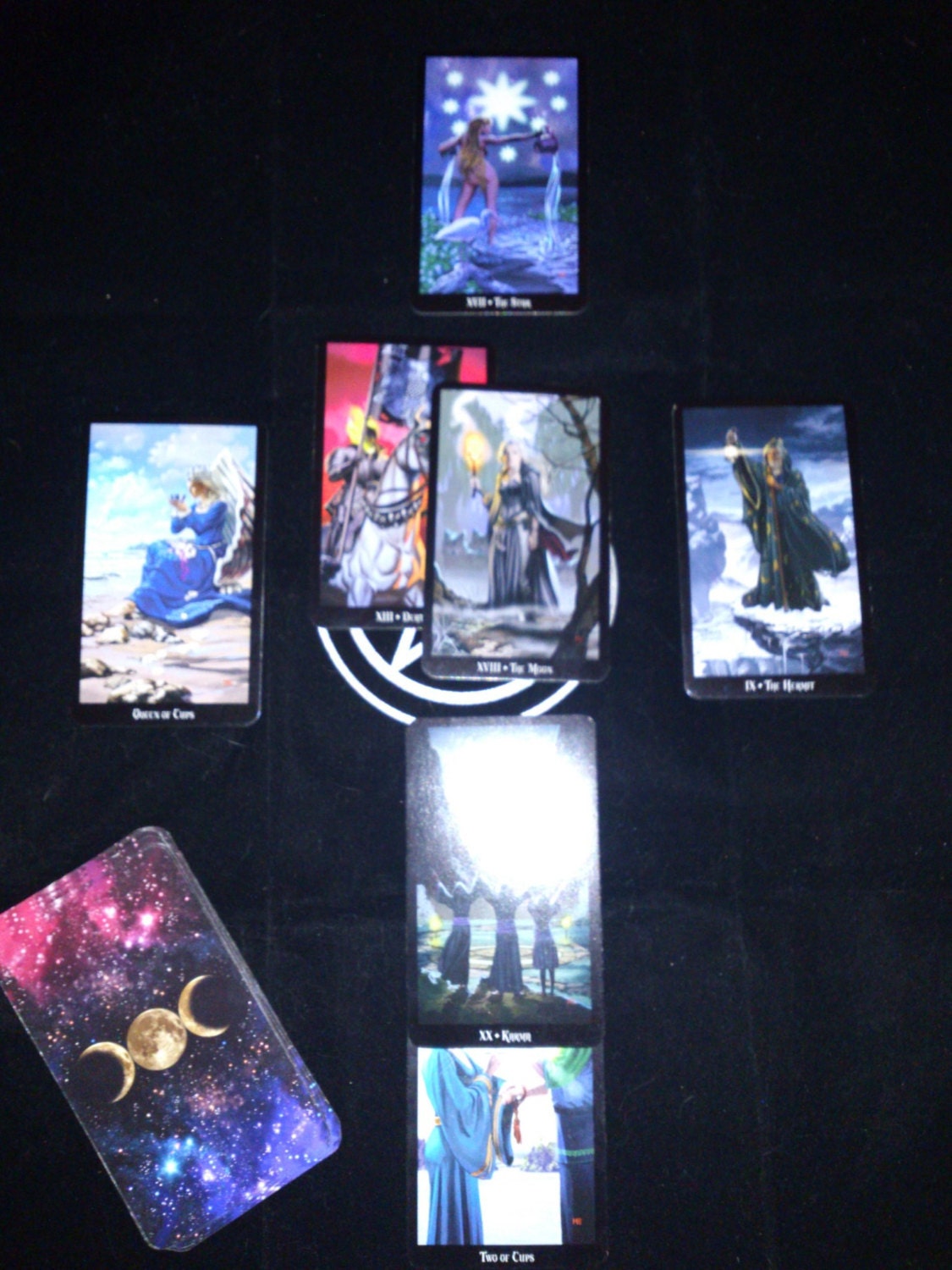 Black Rose 6 Card Regular Reading - Black Rose Tarot Spread - Shop Signature Spread