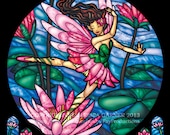 Summer Lily Fairy- Rose Window