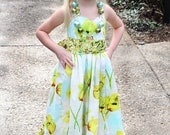 Peony's Sweetheart Maxi Dress PDF Pattern sizes 6-12 months to 8