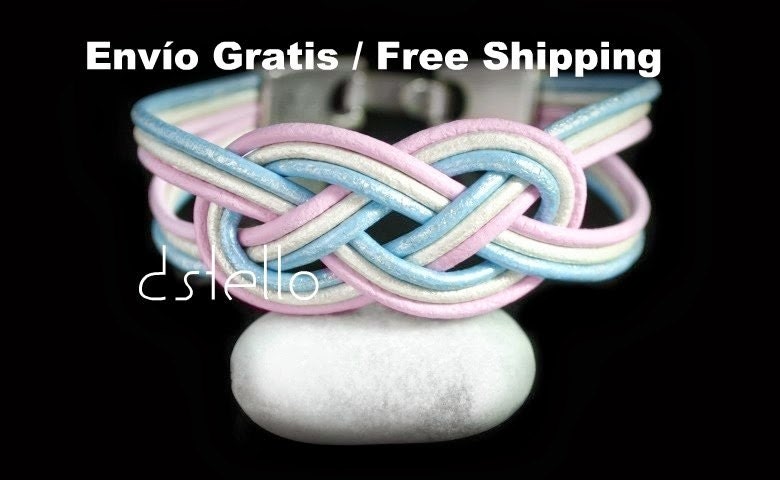 Sailor Knot, Women's Leather Bracelet,  Nautical Style, Summer Jewelry Fashion, Trend in Europe, Quality, Gift